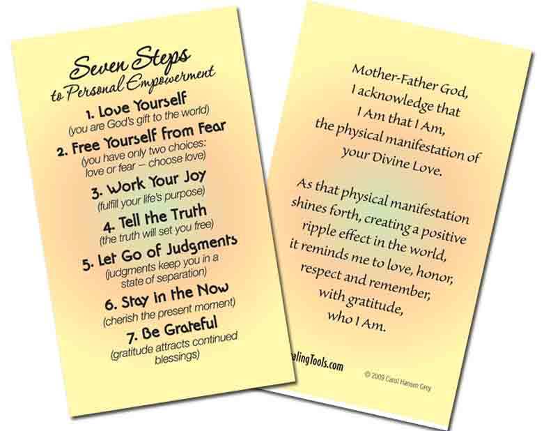 7-Steps to Personal Empowerment Card Special (20)
